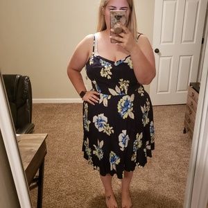 Old Navy Floral Dress XL BNWT